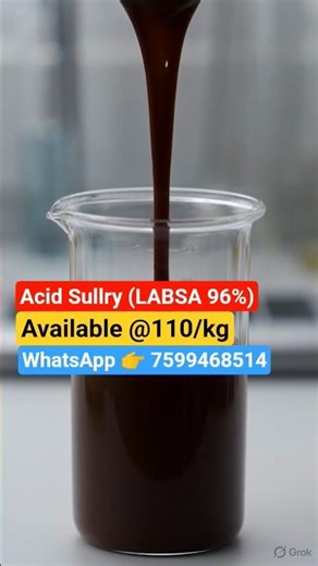 Linear Alkyl Benzene Sulphonic Acid (LABSA 96%) | Detergent Chemical Supplier