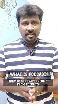 How to start a podcast in tamil