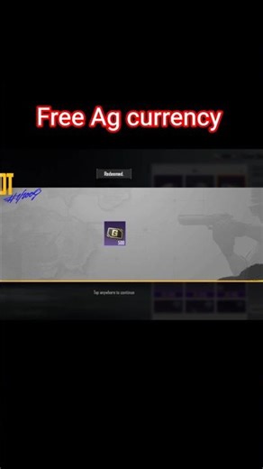 ☺️free Ag currency bgmi new update // #bgmi #shortvideo #gaming