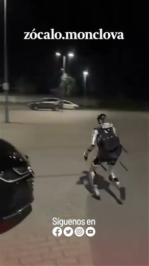 Robot con IA enfrenta a jabalíes y se vuelve viral en Polonia VIDEO