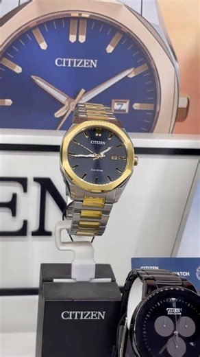 No battery replacement. No winding. Just wear and go. Citizen Eco-Drive I