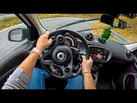 2016 Smart Forfour (1.0 71 hp) | POV Test Drive #2263 Joe Black