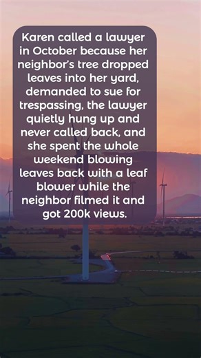 She tried to SUE her neighbor over FALLING LEAVES! 🍂🚔🤡