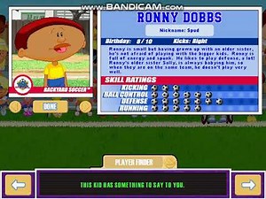 Backyard Soccer MLS Edition Meet The Player Part 4