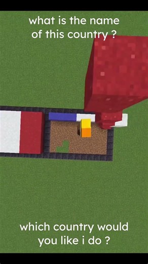 What is the name of this country ? #shorts #minecraft #flags #dominos #gaming