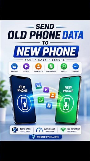 Purane Mobile Ka Data Naye Mobile Mein Kaise Dale? 🔥 #androidtips #tech