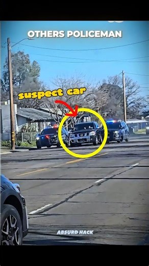 Normal vs Crazy POLICE CHASE Skills : Part1 #shorts #policechase #trollface