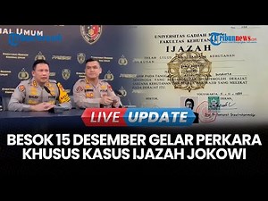 🔴 LIVE UPDATE | Besok, Polda Metro Jaya Akan Gelar Perkara Khusus Kasus Tudingan Ijazah Palsu Jokowi