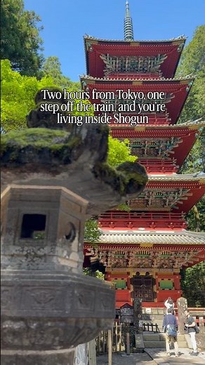 Best day trip from Tokyo! Two hours from Tokyo,one step off the train, &you’re living inside Shogun.