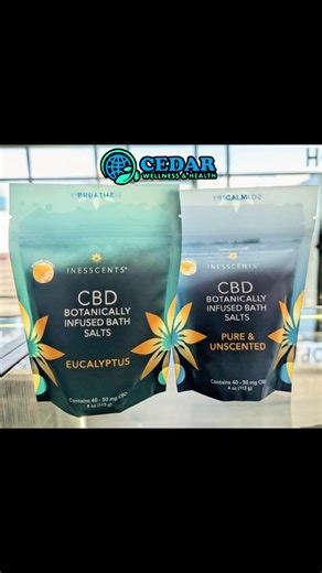 Turn your bath into a full reset 🛁✨ These botanically infused CBD bath salts are made for slowing down, soaking deep, and letting the day melt away. Whether you love the refreshing eucalyptus vibe or prefer pure & unscented, your self-care ritual just leveled up. 🌿💧 Perfect for post-workout recovery, long workdays, or whenever you need a little extra calm. Stop in and treat yourself to a better soak. #SelfCareRitual #CBDWellness #BathTimeBliss #RelaxAndUnwind