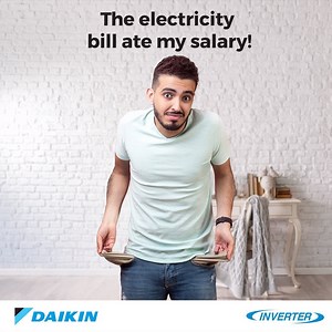 14K views | Forget the bills' drama with Daikin’s inverter technology that will save your electricity usage up to 50% Know more about the inverter technology: https://bit.ly/3otppTb #Daikin #globalleader #DaikinHomeSolutions #Inverter #bluevolution #DaikinAC | Daikin Egypt | Facebook