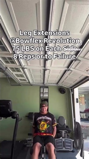 Bowflex Revolution leg extensions @bowflex let’s collab lol