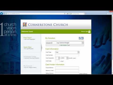 Easy Tithe - Online Giving Overview