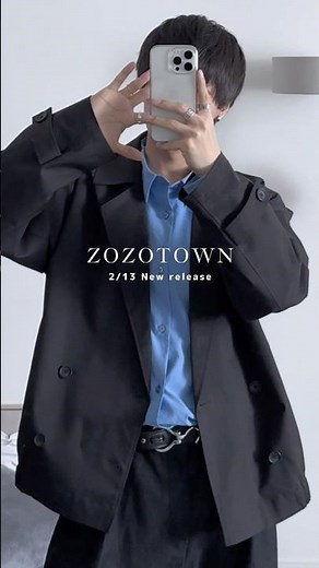 2/13発売の羽織るだけでカッコいい新作ジャケット😎 #zozotown #メンズファッション #テーラードジャケット #etelio #春服 #春コーデ