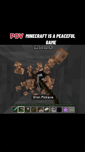 MINECRAFT IS PEACEFUL GAME?