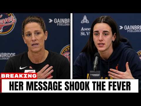 BREAKING: Caitlin Clark Sends Powerful Message After Fever Locker Room Meltdown