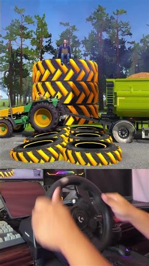 Trucks pass over speed bumps easily but their loads are heavy #555 #zhiengameplay #snowrunner