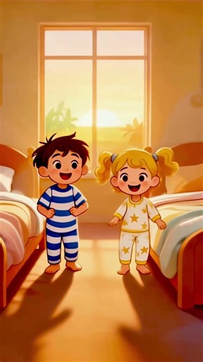 Good Morning! | Kids Morning Routine ☀️ #aivideo #animasi #animasulucu #cartoon #anime