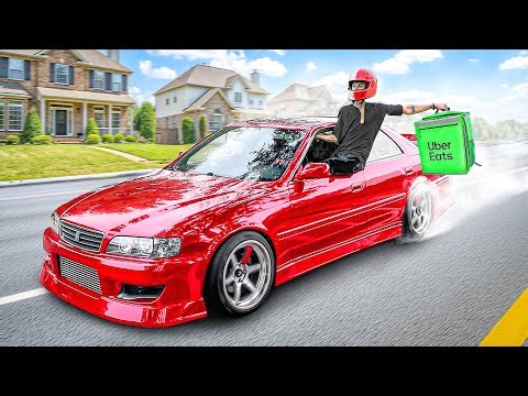 Uber Eats In My Sleeper Toyota Chaser *POV*