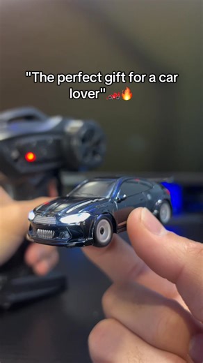 Best Christmas gift for kids who love cars .🏎️💨 Mini drift car with LED lights, remote control, and training cones. Durable, easy setup. | Telescopet