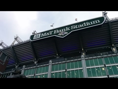 Game-day tour of M&T Bank Stadium (Baltimore Ravens - NFL) in Baltimore, Maryland