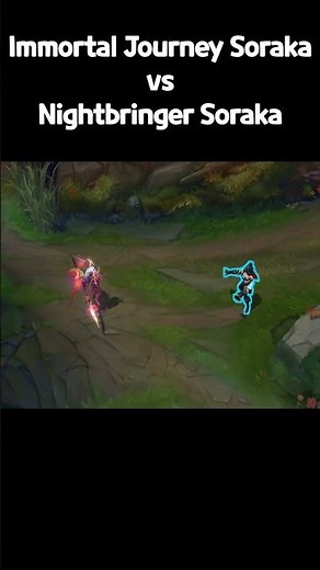Immortal Journey Soraka VS Nightbringer Soraka League Of Legends Skins