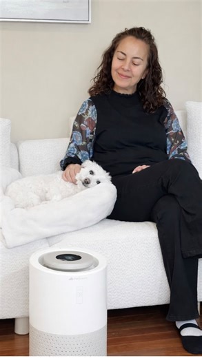 Harika Aktepe on Instagram: "I’ve been using this pet air purifier for a while now, and the difference is truly noticeable 🐾✨ Pet hair is captured effortlessly, odors are gone, and the air feels fresher every day. The TiO₂ + UVC odor control, billion-level negative ions, and real-time air quality monitoring make it incredibly effective, while the quiet operation keeps my home peaceful. Easy filter replacement and smart app control are just the cherry on top. Highly recommended for every pet-fri