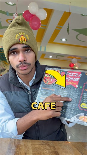 I’m trying Eating the middle item from every cafe menu.#shorts