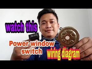 Power window switch wiring Diagram