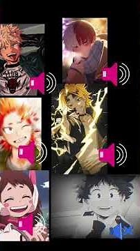 MHA singing the nights