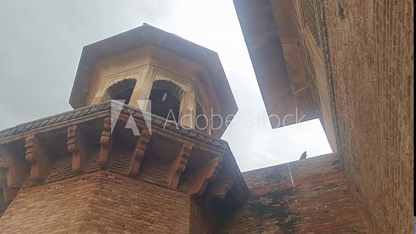 Architectural Detail of the Exterior Wall of Sheikh Chilli Tomb in Kurukshetra Haryana India