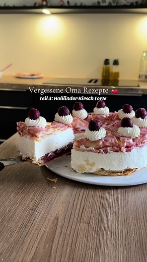 Holländer Kirschtorte Rezept 24cm – Vergessene Oma Torte Teil 3