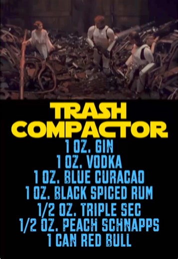 Star Wars Inspired Trash Compactor Cocktail Recipe