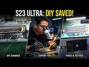 Samsung S23 Ultra DIY Repair DISASTER… I Had to Save It (Connector Repair)