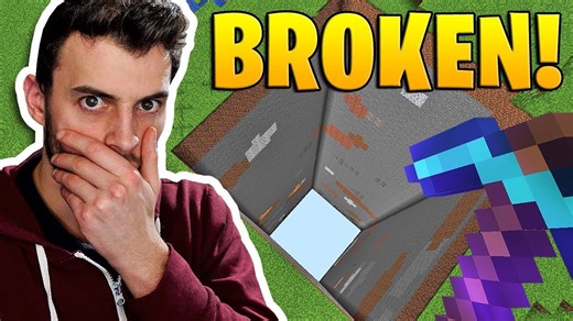 Player utilizes power to vaporize entire chunks in hardcore mode