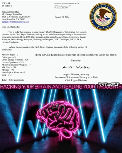 The new MKULTRA hearing has confirmed covert weapons once denied by our government. The U.N. and members of the WEF openly discussed this technology, including direct energy weapons, able to "hack" your mind and read your thoughts. They even plan to implement this tech in the work space to "monitor" your thoughts while you slave away at your job.This isn't the future, it's already here. This technology has been in development since the late 1950s and was mastered in the 1980s. As technology prog