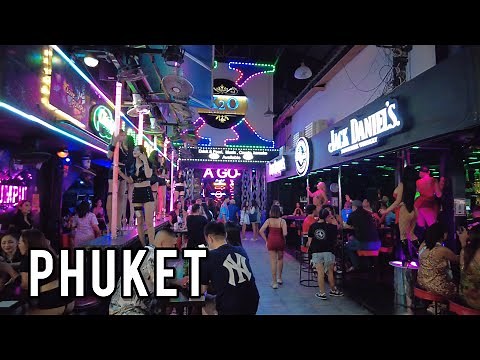 🇹🇭 Phuket Nightlife 4K Thailand Patong Night Walking Tour 2024