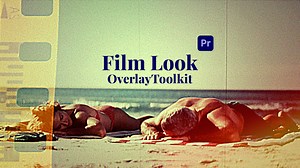 Film Look Overlays MOGRT for Premiere Pro – Vintage Film Effects with Grain, Leaks & Dust
