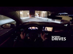 2021 VW GOLF 8 - night POV test drive in 4K with iQ Light LED Matrix Headlights