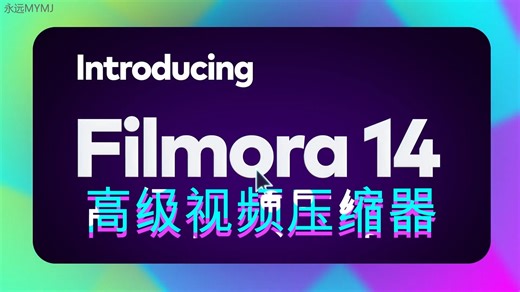 Filmora国际版 高级视频压缩器：缩小文件大小，保持视频质量
