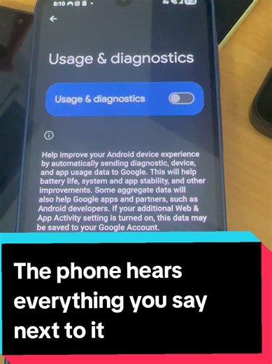 The phone hears everything you say next to it. Stop it #phone #settings #stop