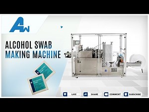 4 Lane Alcohol Swab Making Machine | Alliedway India