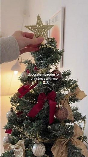 🎄☃️Decorate With Me for Christmas 2025!🎅❤️Cozy & Aesthetic Room Transformation❄️✨#DecorateWithMe