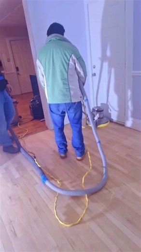 Floor Buffer Sanding Project: DIY Dustless Buffer Secrets! #shorts