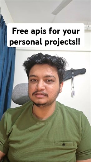 Free to use API's For personal projects