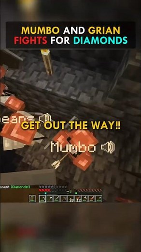 Mumbo and Grian FIGHTS for Diamonds