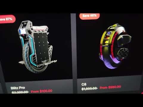 Begode updated the Website The C8 is $980!!!! EUC Electric Unicycle