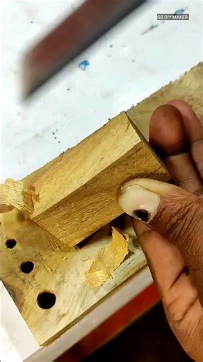 Woodworking Project 🔨 | Easy DIY Wood Craft #DIYMaalco #Shorts