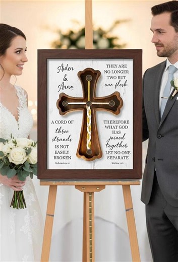 Easy DIY Braided Unity Cross Wood Pattern Blueprint Design Plans - Cord of Three 3 Strands & Scripture PDF SVG - Etsy UK