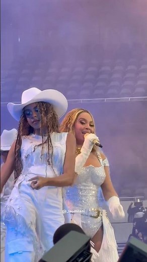 *HD* Beyonce & Blue Ivy performed “YA YA” on the Cowboy Carter Tour #beyonce #blueivy #live #queenb